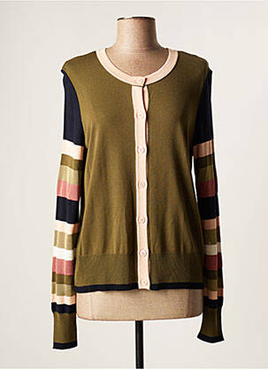 Vestă cu mâneci lungi kaki DEVERNOIS femeie