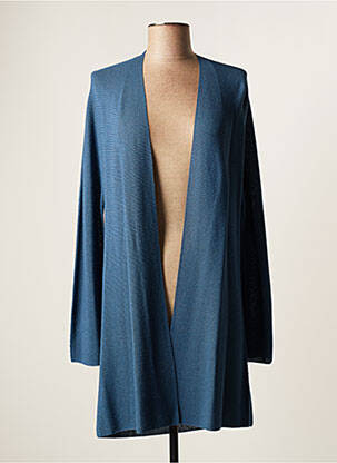 Vestă cu mâneci lungi albastru DEVERNOIS femeie