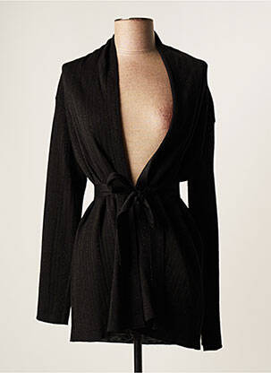 Vestă cu mâneci lungi negru DEVERNOIS femeie