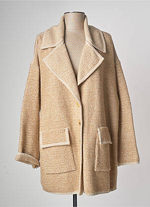 Palton lung bej DEVERNOIS femeie