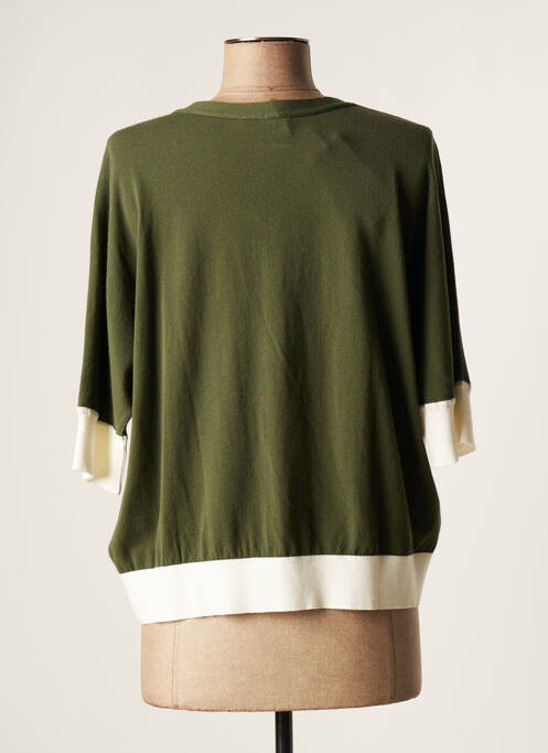 Vestă cu mâneci scurte kaki DEVERNOIS femeie