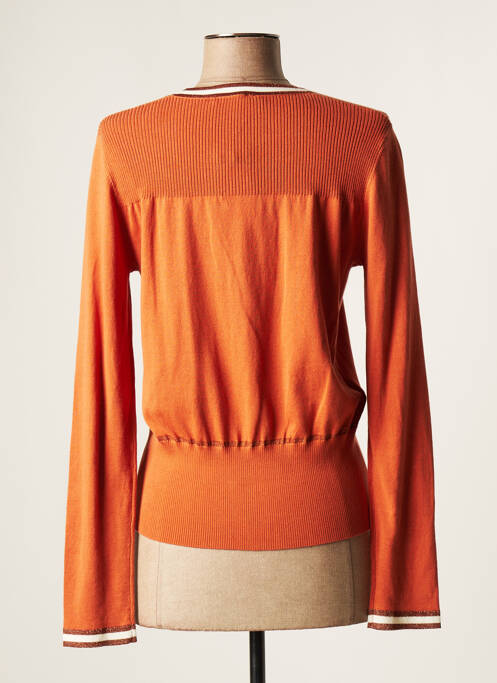 Vestă cu mâneci lungi roz DEVERNOIS femeie