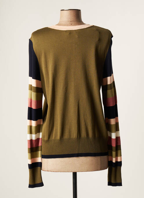 Vestă cu mâneci lungi kaki DEVERNOIS femeie