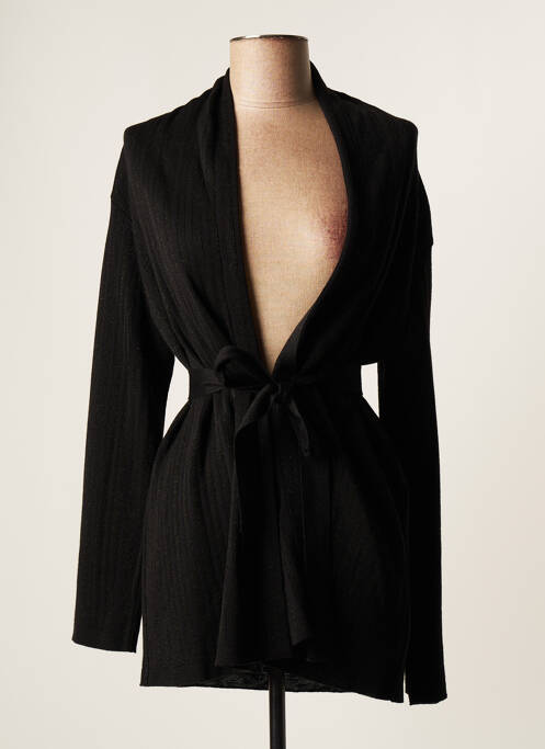 Vestă cu mâneci lungi negru DEVERNOIS femeie