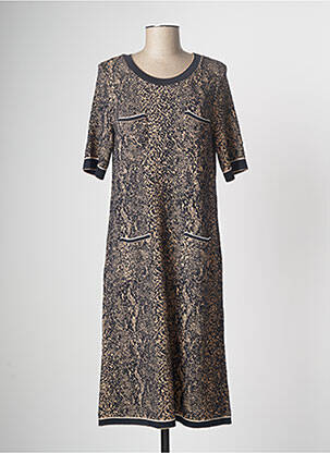 Rochie pulover bleu marin DEVERNOIS femeie