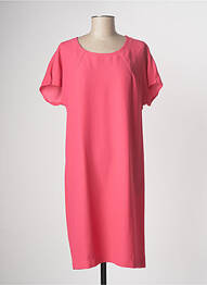 Rochie midi roz DEVERNOIS femme