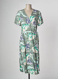 Rochie midi kaki DEVERNOIS femme