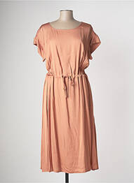 Rochie midi roz DEVERNOIS femme