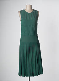 Rochie midi verde DEVERNOIS femme