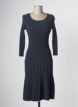 Rochie pulover bleu marin DEVERNOIS femeie