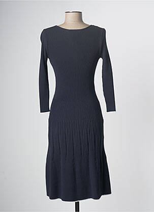 Rochie pulover bleu marin DEVERNOIS femeie