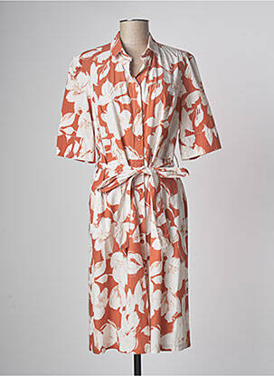 Rochie midi portocalie DEVERNOIS femeie
