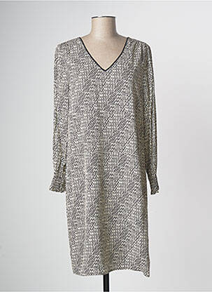 Rochie midi bej DEVERNOIS femeie