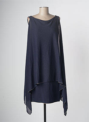 Rochie midi bleu marin DEVERNOIS femeie