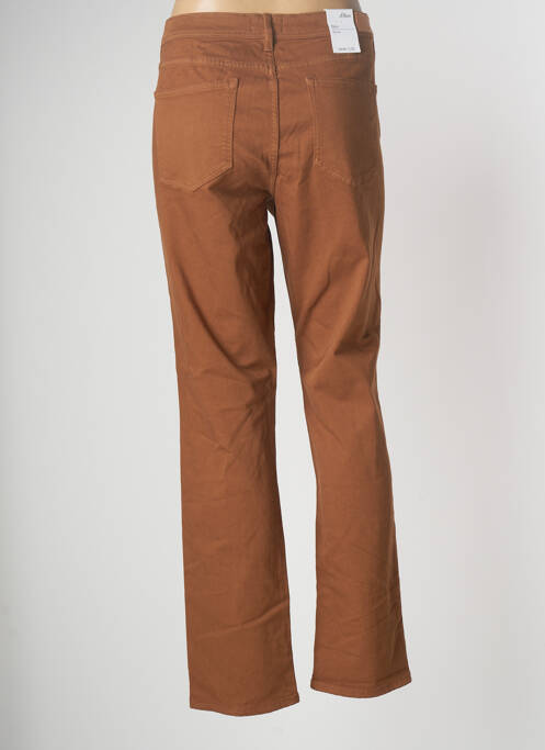 Pantalon slim portocaliu S.OLIVER femeie