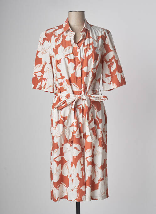 Rochie midi portocaliu DEVERNOIS femeie