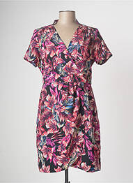 Rochie midi roz MORGAN femme