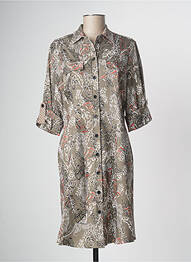 Rochie midi kaki DEVERNOIS femme