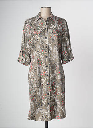 Rochie midi kaki DEVERNOIS femeie