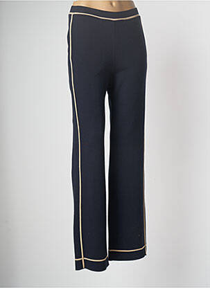 Pantalon larg bleu marin DEVERNOIS femeie