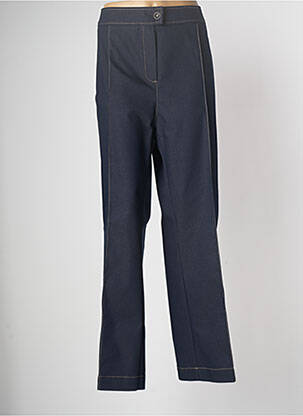 Pantalon larg albastru DEVERNOIS femeie