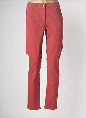Pantalon slim roșu DEVERNOIS femeie