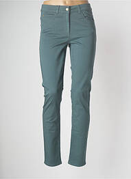 Pantalon slim verde DEVERNOIS femme
