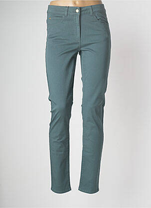 Pantalon slim verde DEVERNOIS femeie
