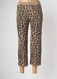 Pantalon larg bej DEVERNOIS femme