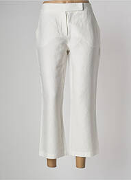 Pantalon larg alb DEVERNOIS femme