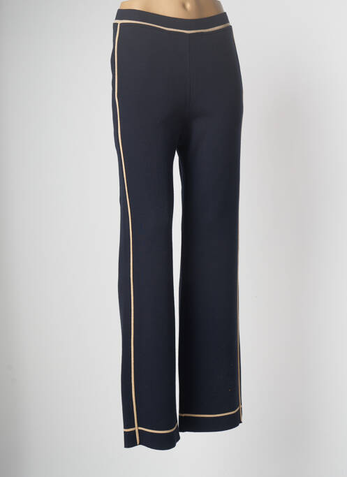 Pantalon larg bleumarin DEVERNOIS femeie
