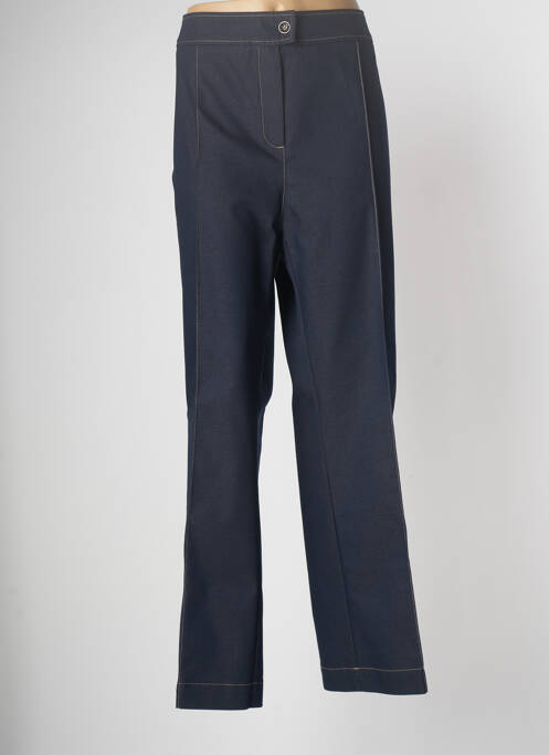 Pantalon larg albastru DEVERNOIS femeie