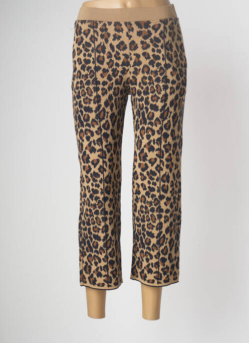 Pantalon larg bej DEVERNOIS femeie