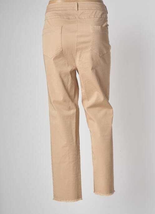 Blugi cu croială dreaptă bej DEVERNOIS femeie