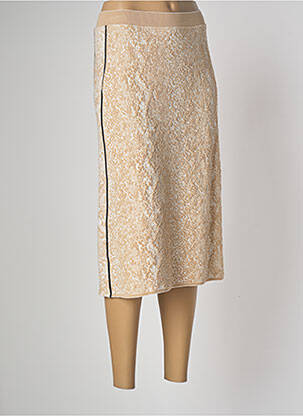 Fustă midi bej DEVERNOIS femeie