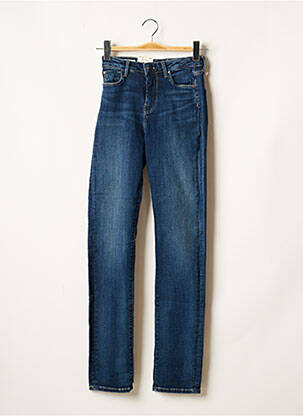 Blugi cu croială slim albastru PEPE femeie