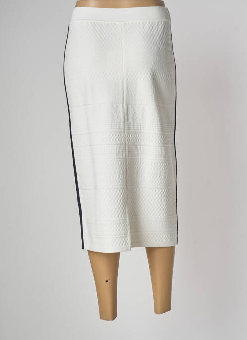 Fustă midi alb spart DEVERNOIS femeie