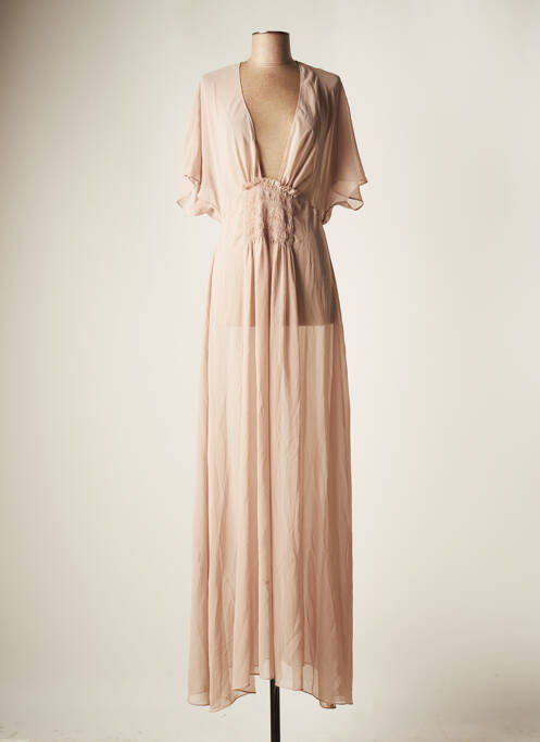 Rochie lungă violet MANGO femeie