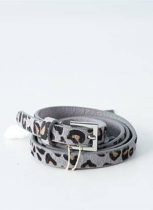 Curea gri PIECES femeie