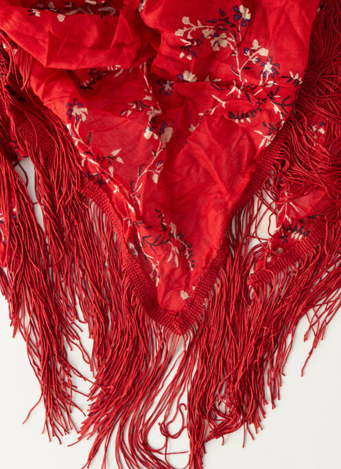 Șal portocaliu PIECES femeie