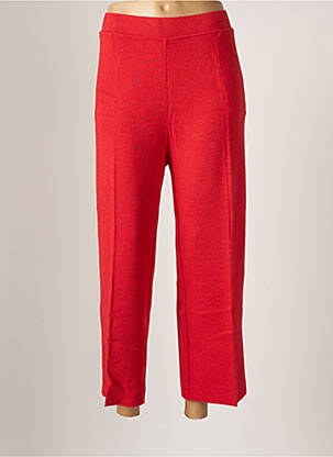 Pantalon drept roșu DEVERNOIS femeie