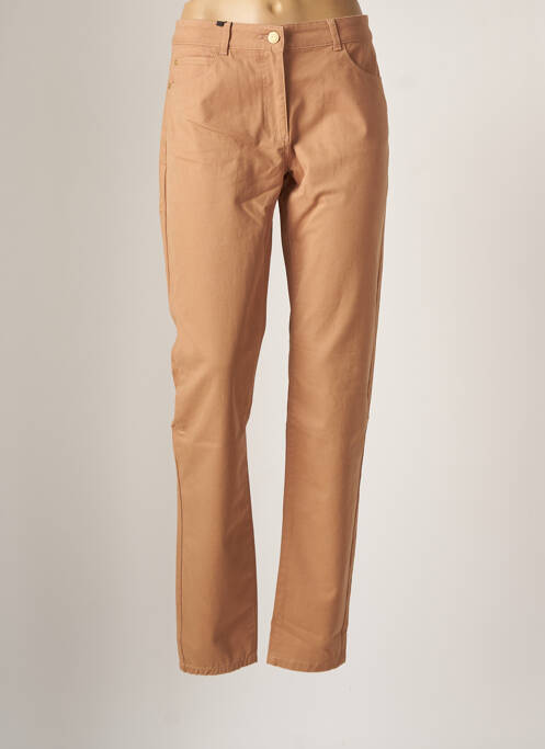 Blugi cu croială dreaptă maro DEVERNOIS femeie