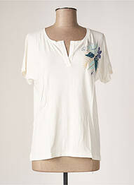 Tricou alb DEVERNOIS femme