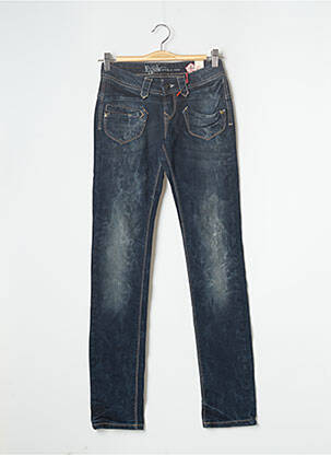 Blugi cu croială slim albastru FUGA femeie