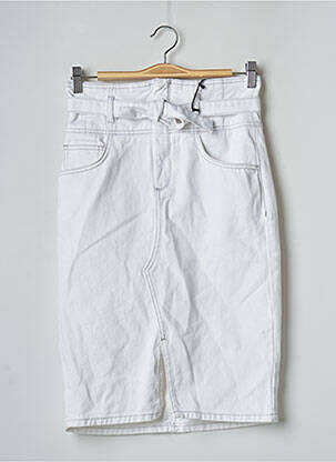 Fustă midi alb MANGO femeie