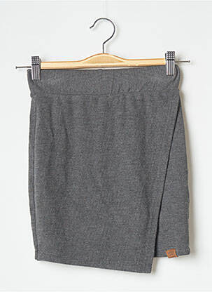 Fustă scurtă gri DOUBLE AGENT femeie