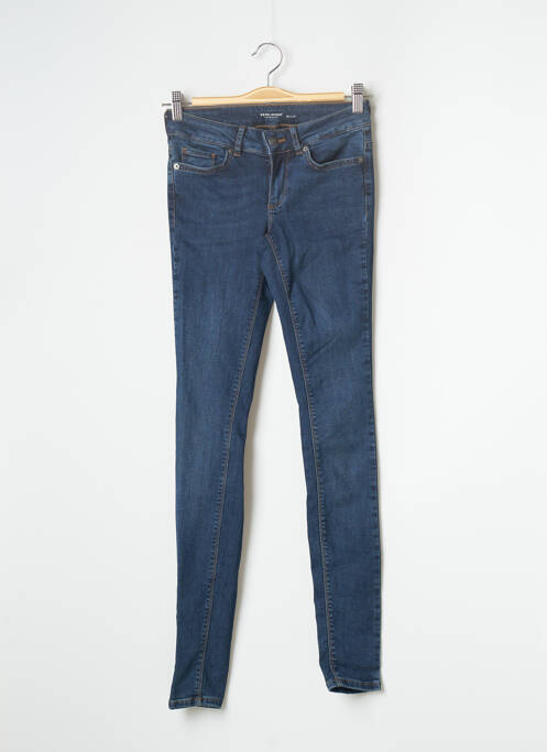 Blugi cu croială slim albastru VERO MODA femeie