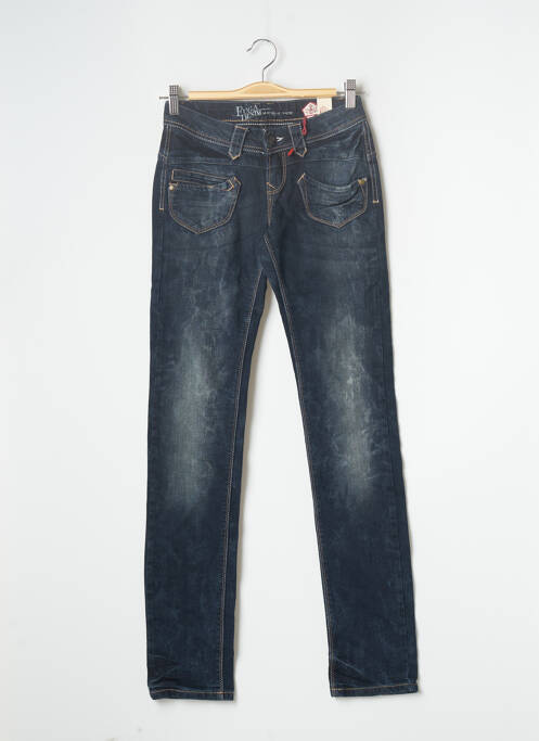 Blugi cu croială slim albastru FUGA femeie