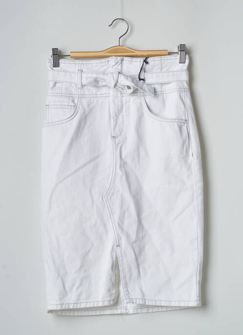 Fustă midi alb MANGO femeie