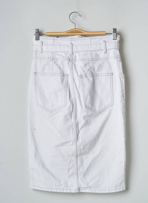 Fustă midi alb MANGO femeie